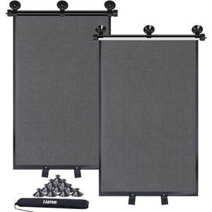 Car Window Shade, Car Roller Sunshade, Retractable Car Window Shade  (2 Pack)